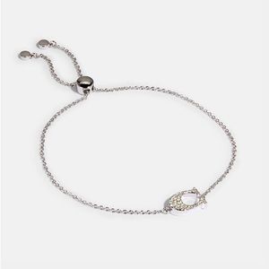 Coach Slider Bracelet, Silver